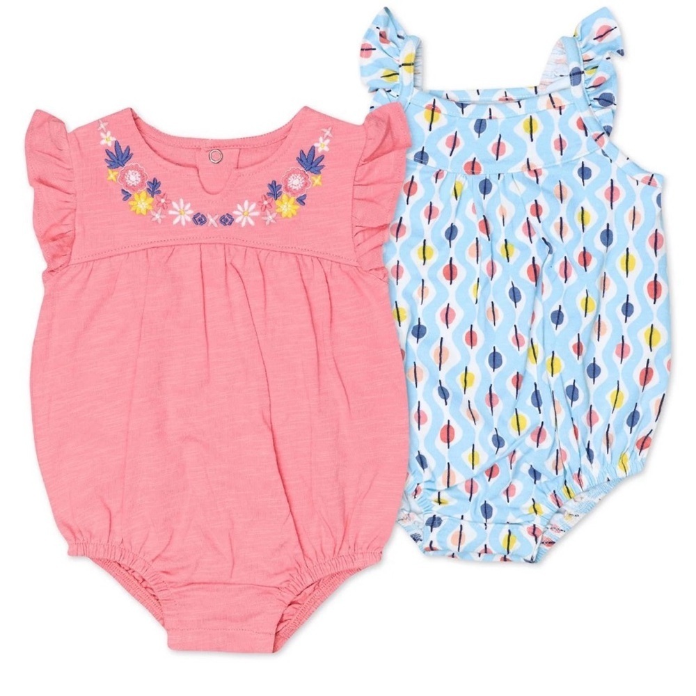 Mac & Moon Baby Romper Organic Cotton 2-Pack 24 month